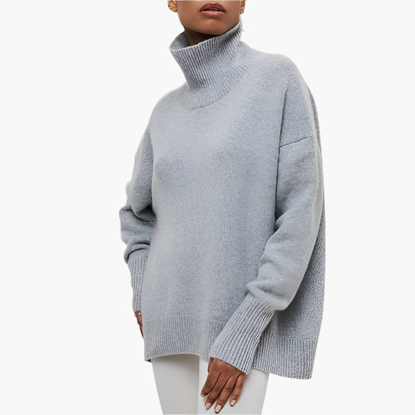 Women's Elegant Full Sleeve Turtleneck Sweater – Sophisticated Everyday Style