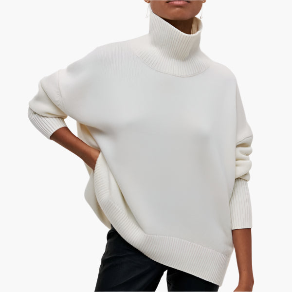 Women's Elegant Full Sleeve Turtleneck Sweater – Sophisticated Everyday Style