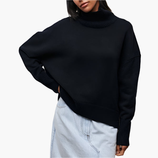 Women's Elegant Full Sleeve Turtleneck Sweater – Sophisticated Everyday Style