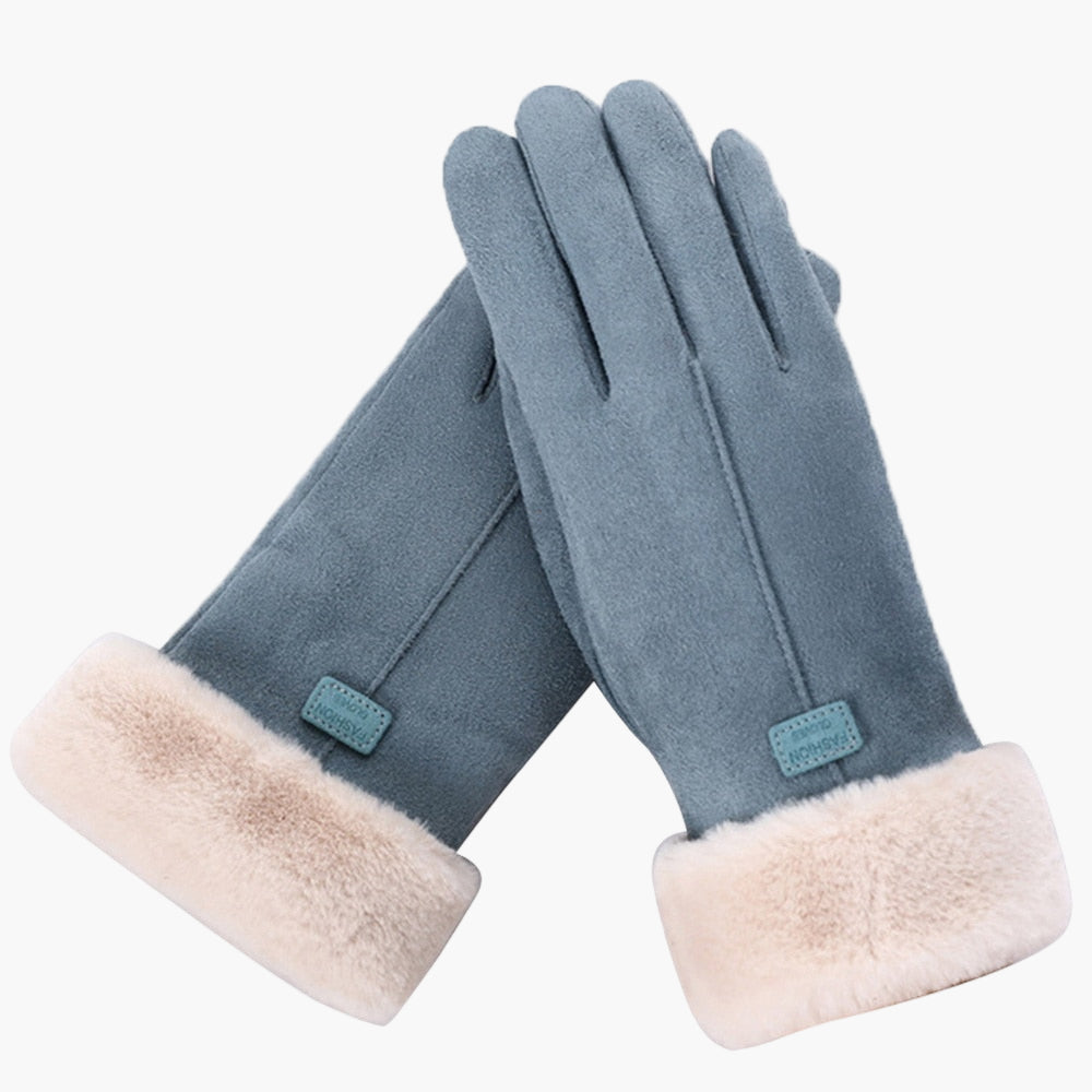 Women's Winter Touchscreen Warm Fluffy Gloves – Waterproof, Stylish & Practical