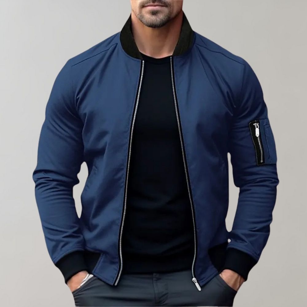 Jeffrey – Lightweight All-Season Bomber Jacket