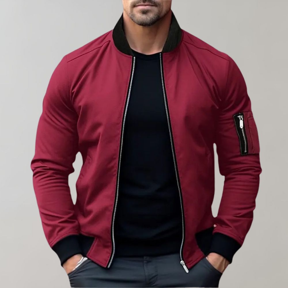 Jeffrey – Lightweight All-Season Bomber Jacket