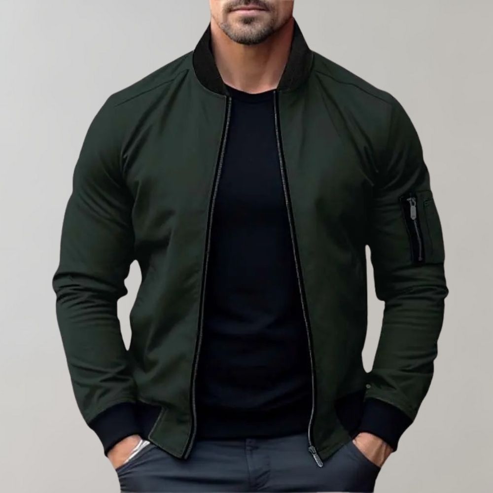 Jeffrey – Lightweight All-Season Bomber Jacket