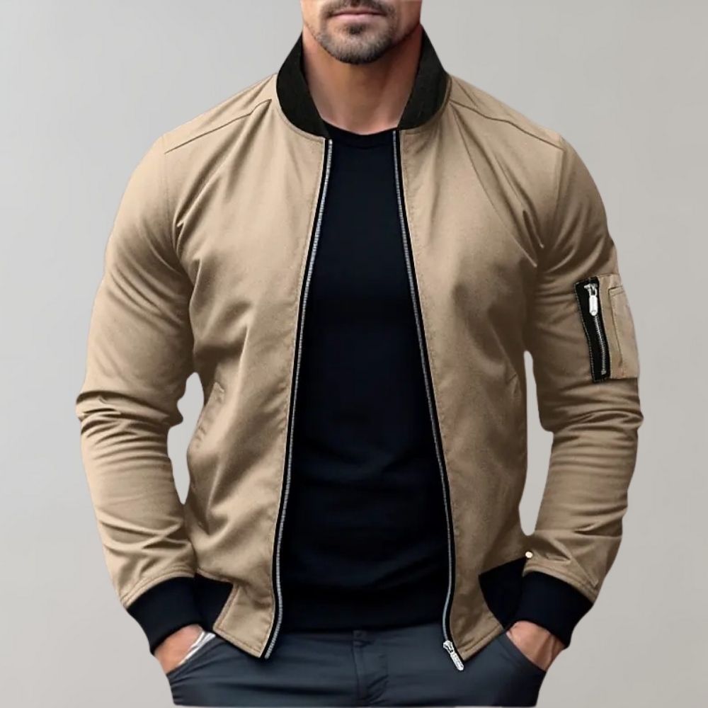 Jeffrey – Lightweight All-Season Bomber Jacket