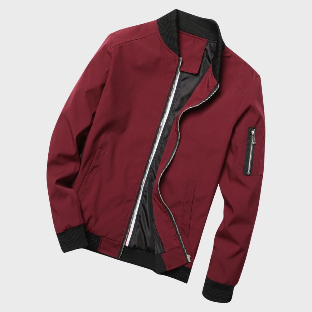 Jeffrey – Lightweight All-Season Bomber Jacket