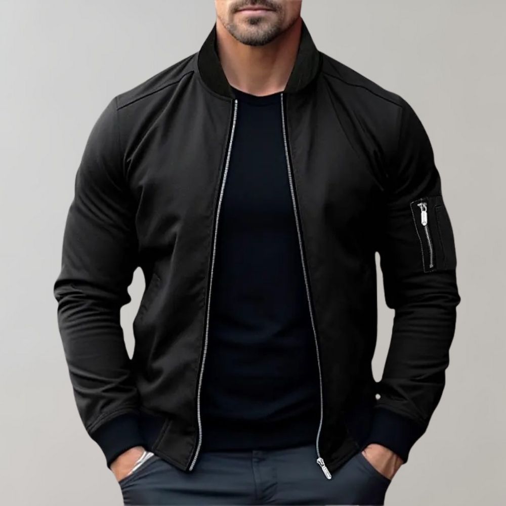 Jeffrey – Lightweight All-Season Bomber Jacket