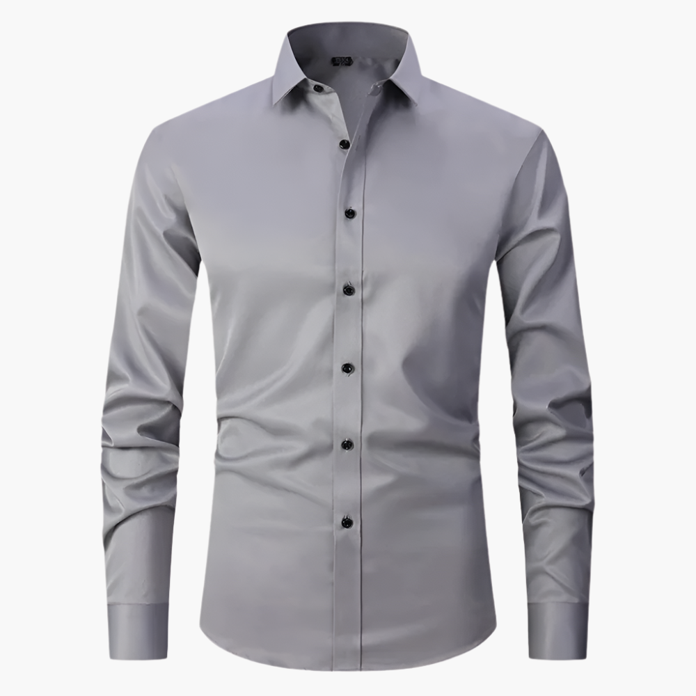 Men's Classic Stretch Dress Shirt – Modern Fit, Business & Casual Style