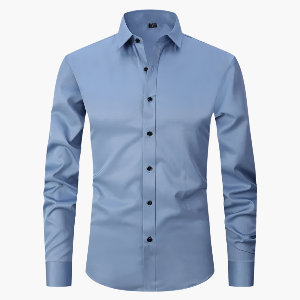 Men's Classic Stretch Dress Shirt – Modern Fit, Business & Casual Style