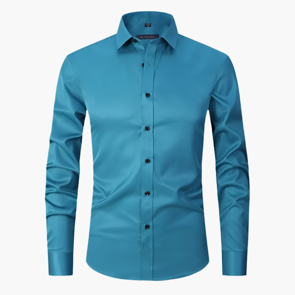 Men's Classic Stretch Dress Shirt – Modern Fit, Business & Casual Style