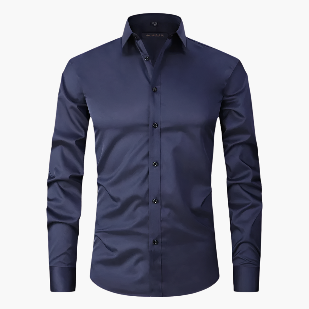 Men's Classic Stretch Dress Shirt – Modern Fit, Business & Casual Style