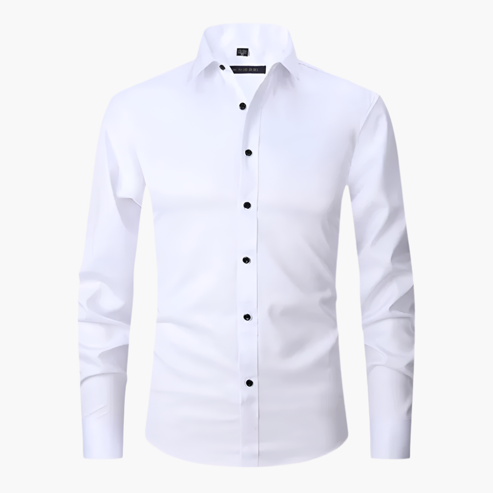 Men's Classic Stretch Dress Shirt – Modern Fit, Business & Casual Style