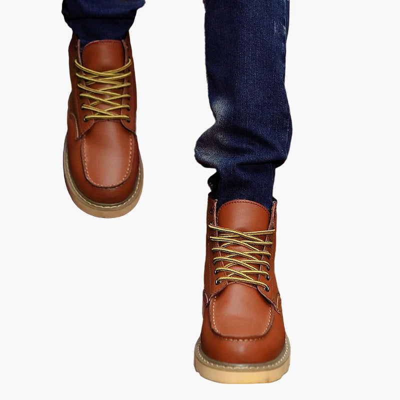 Men's Retro Winter Boots for Cold Weather – Vintage Style Outdoor Casual Boots