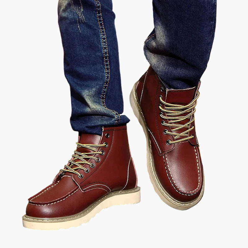 Men's Retro Winter Boots for Cold Weather – Vintage Style Outdoor Casual Boots