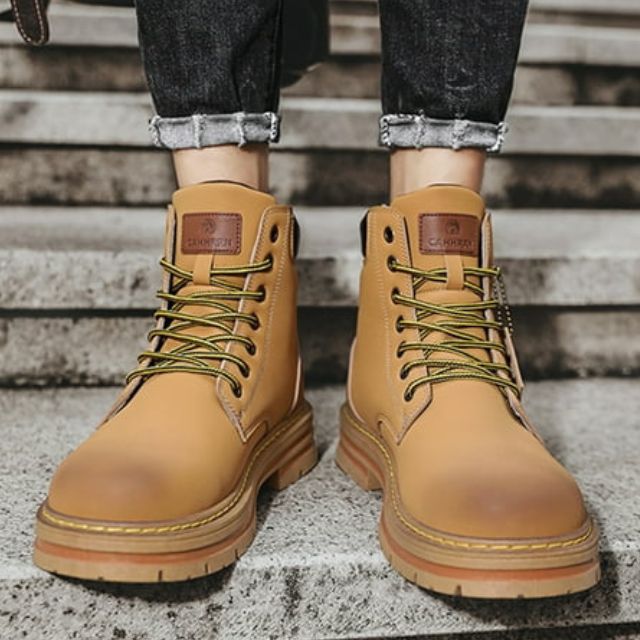 Men's Outdoor Rugged Fashion Ankle Boots for Adventure and Work