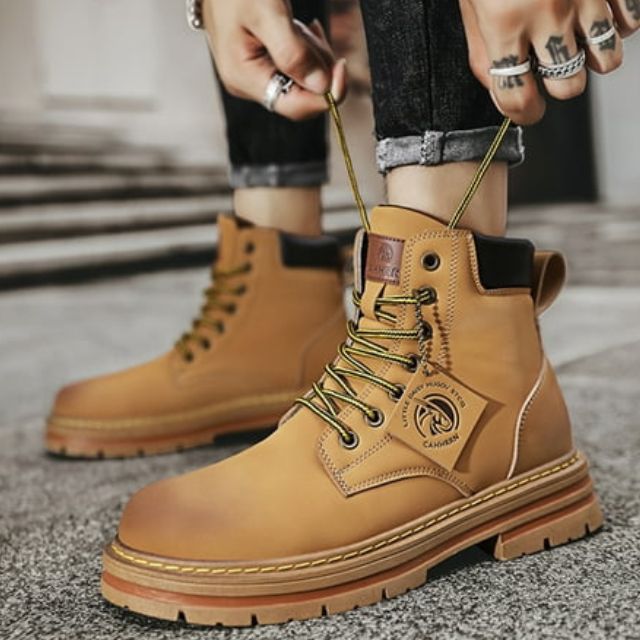 Men's Outdoor Rugged Fashion Ankle Boots for Adventure and Work