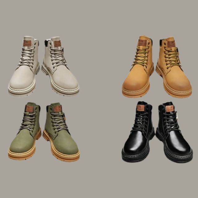 Men's Outdoor Rugged Fashion Ankle Boots for Adventure and Work