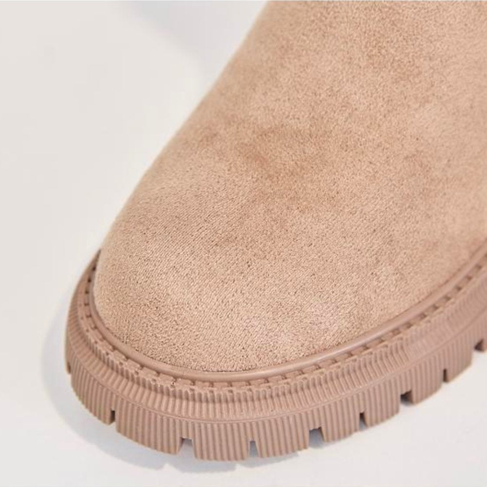 Women's Winter Waterproof Fashion Ankle Boots with Warm Lining and Non-Slip Sole