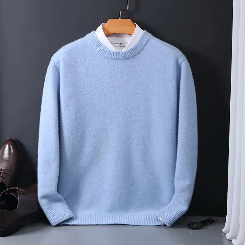 Men's Classic Pullover Sweater – Timeless Business & Casual Style