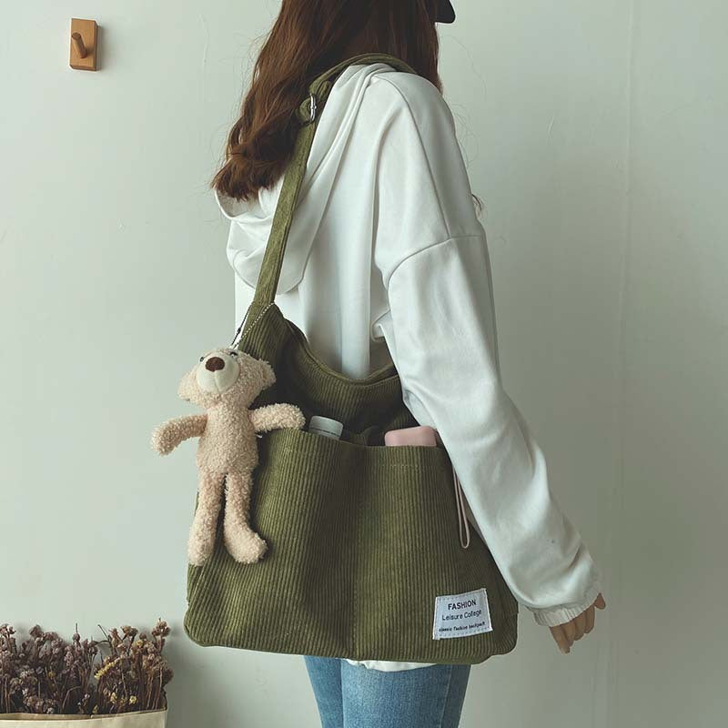 Imogen – Large Capacity Soft Vegan Leather Bucket Bag