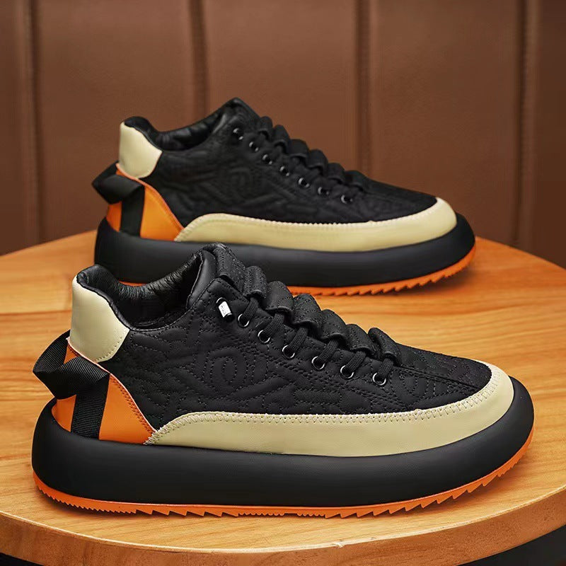 Perry – Trendy Color-blocked Casual Sneakers for Men