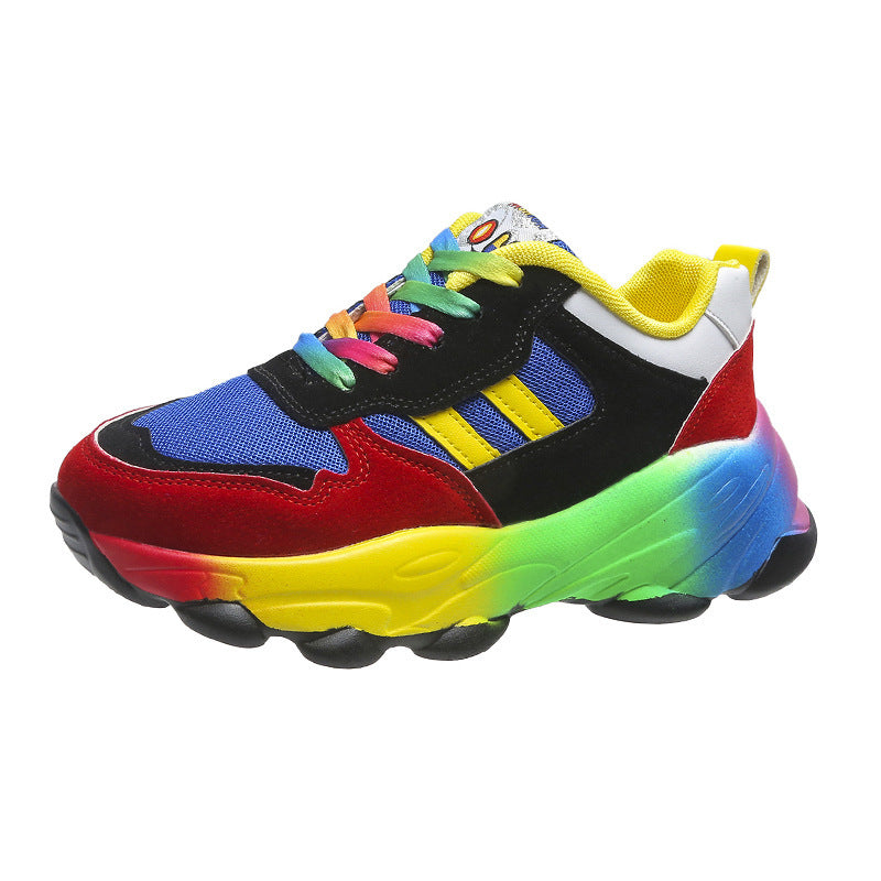 Tracy – Women's Thick Bottom Lace-Up Sports Pumps