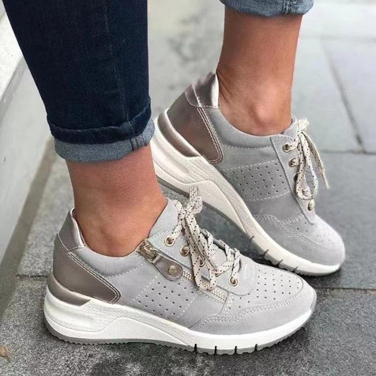 Jade – Cozy Lace-up Sneakers for Women