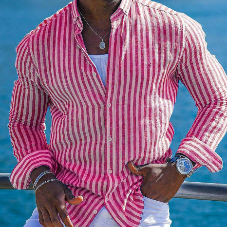 Steven – Summer 3D Printed Long Sleeve Shirt