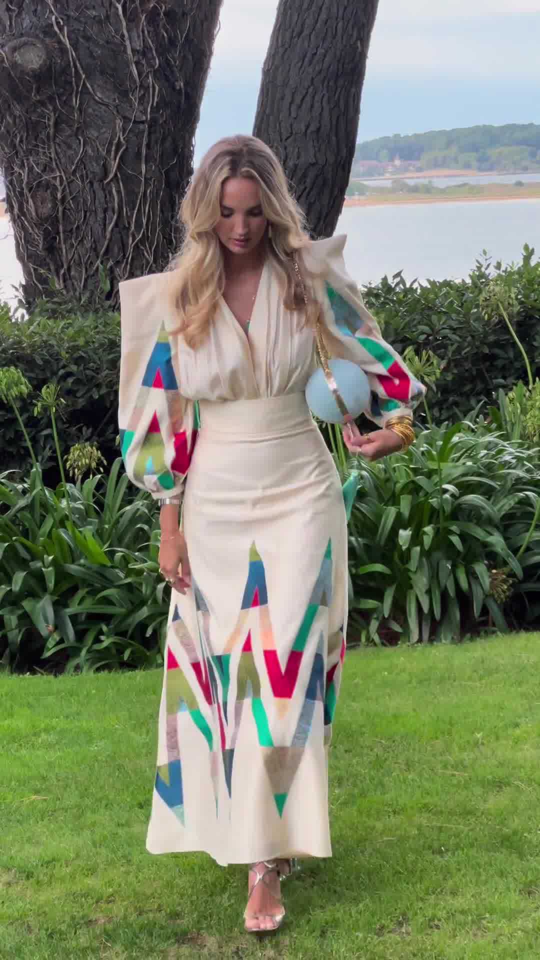 Robyn – Elegant Combination Style Suit Dress