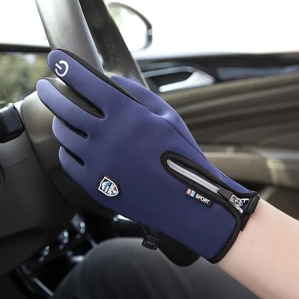 Men's and Women's Winter Outdoor Waterproof Touchscreen Gloves for Sports and Commuting
