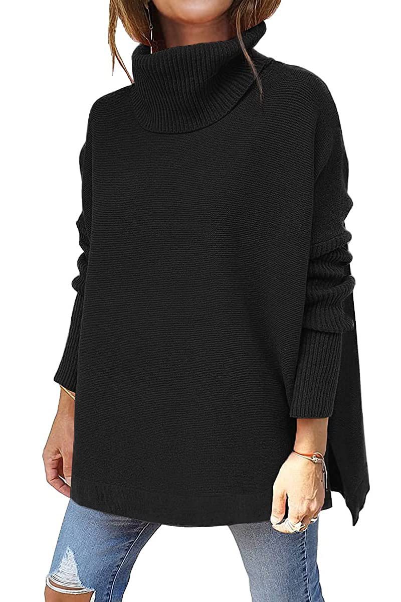 Karen – Hem Tunic Pullover Sweater Knit Top