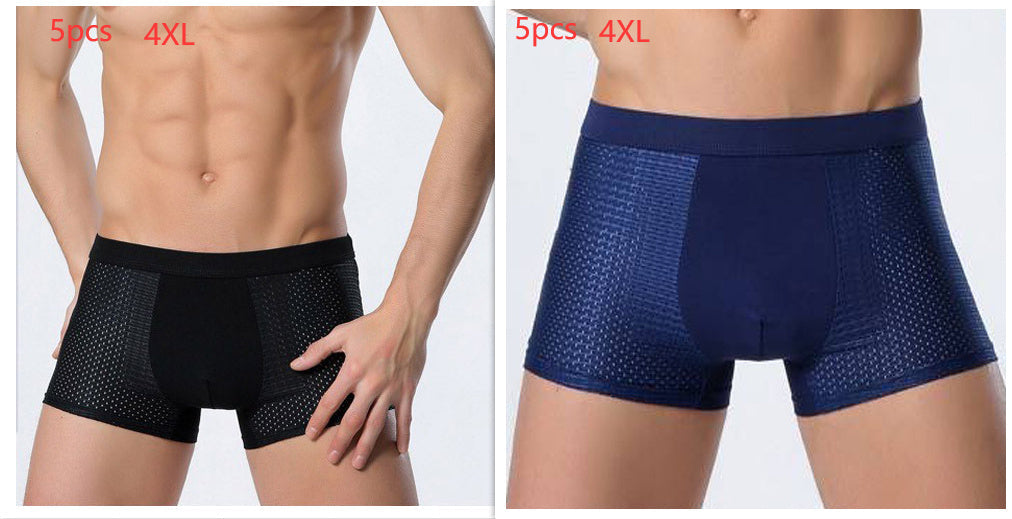 Dominic – Ice Silk Men's Mesh Boxer Underwear