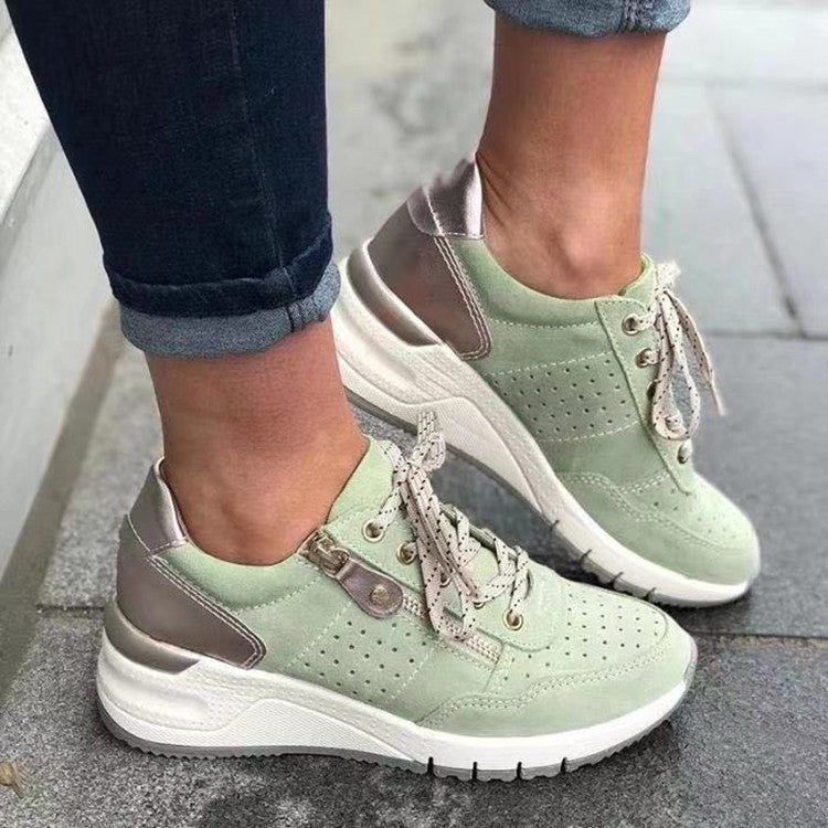 Jade – Cozy Lace-up Sneakers for Women