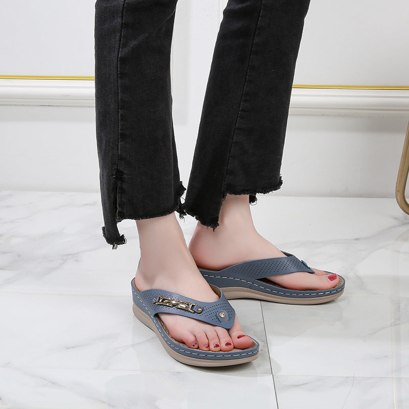 Lucy – Bohemian Sponge Cake Beach Slippers