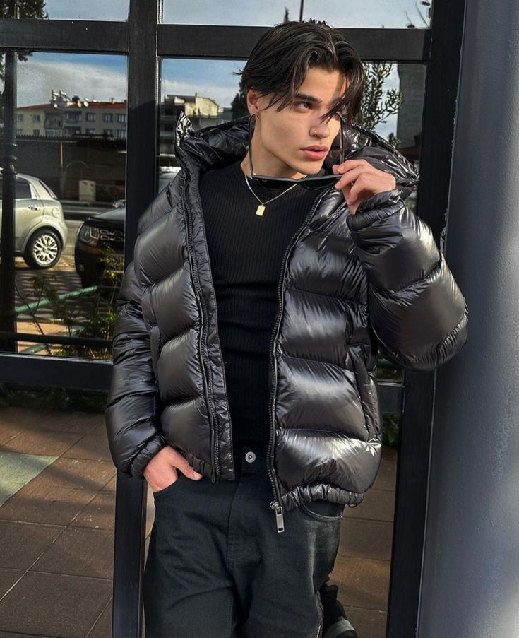 Men's Urban Winter Puffer Jacket – Street Style Down Insulation