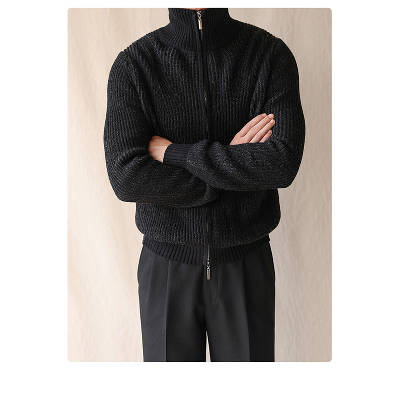 Christopher – Retro Art Style Men's Cardigan