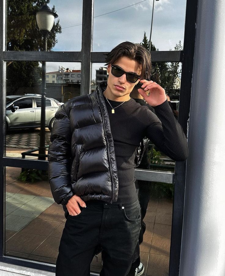 Men's Urban Winter Puffer Jacket – Street Style Down Insulation