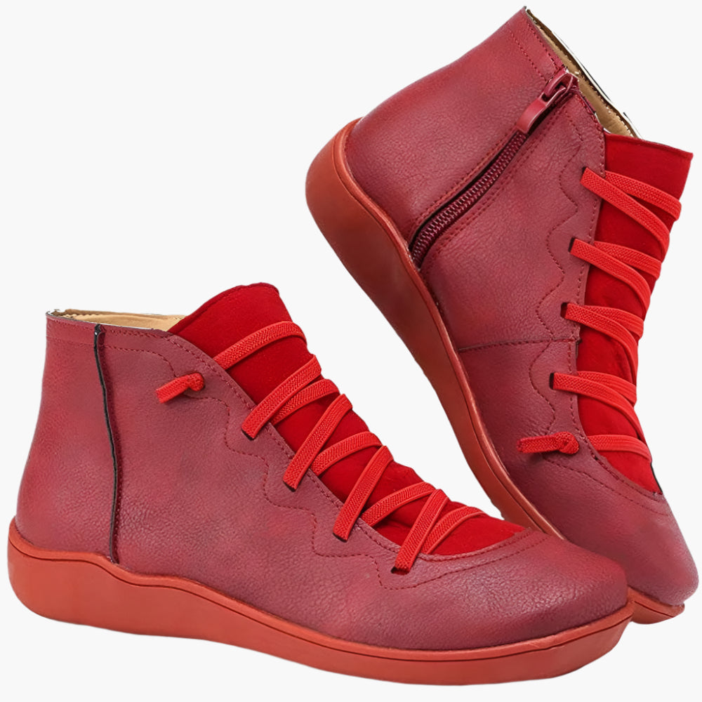 Women's Orthopedic Slip-On Ankle Boots for Everyday Comfort and Style