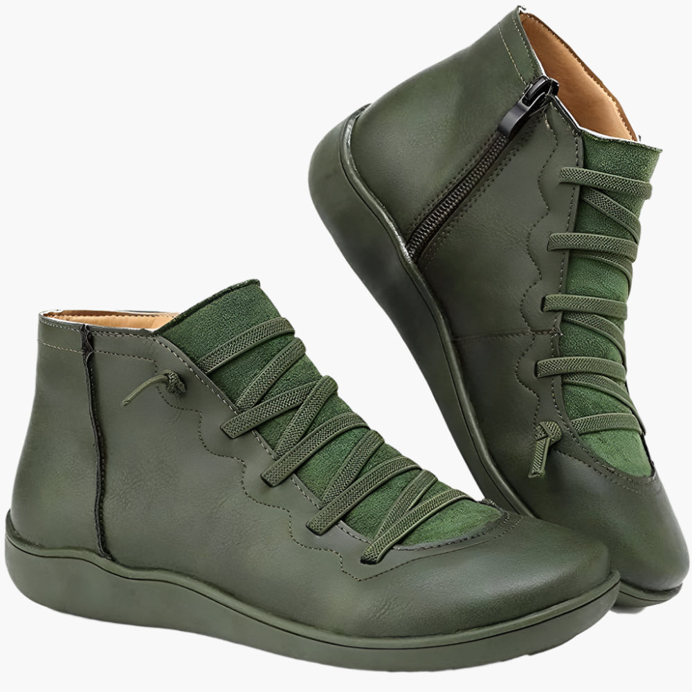 Women's Orthopedic Slip-On Ankle Boots for Everyday Comfort and Style