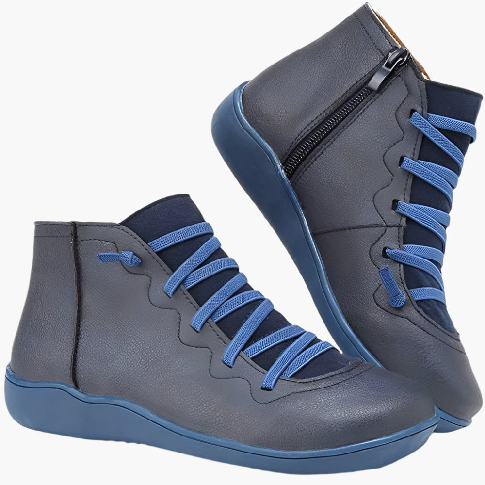 Women's Orthopedic Slip-On Ankle Boots for Everyday Comfort and Style
