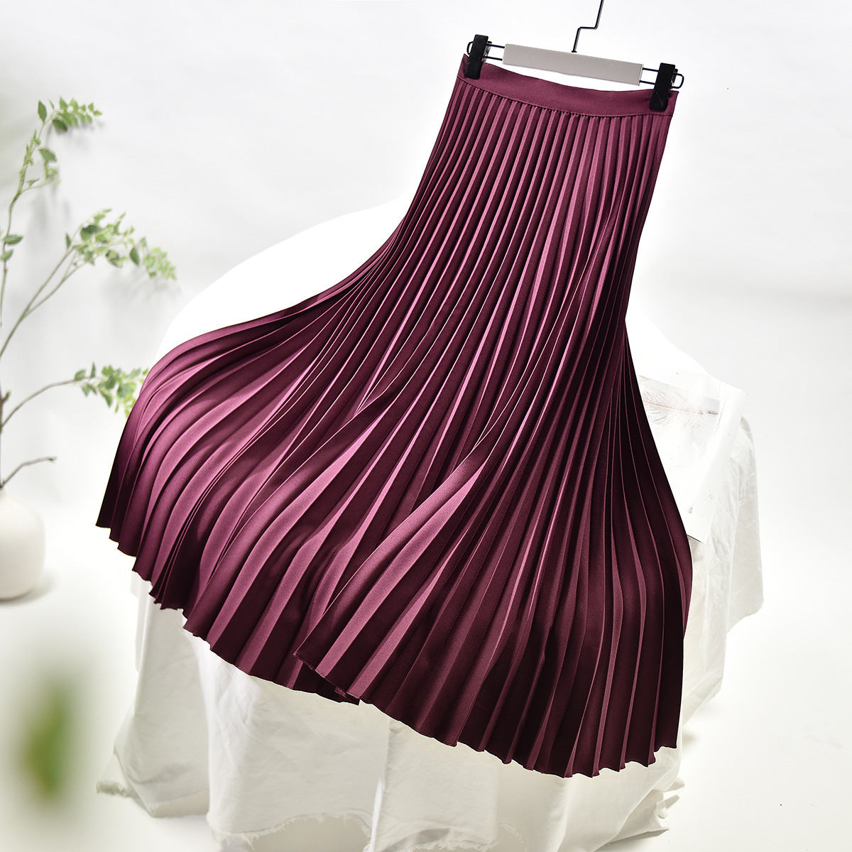 Julia – High Waist Pleated Skirt for Women