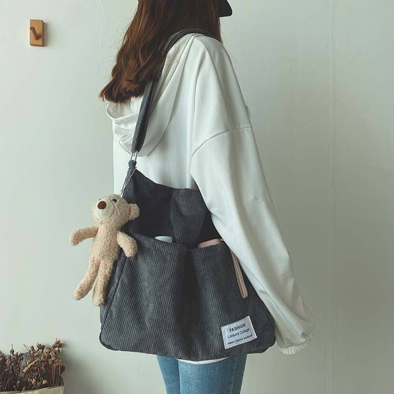 Imogen – Large Capacity Soft Vegan Leather Bucket Bag