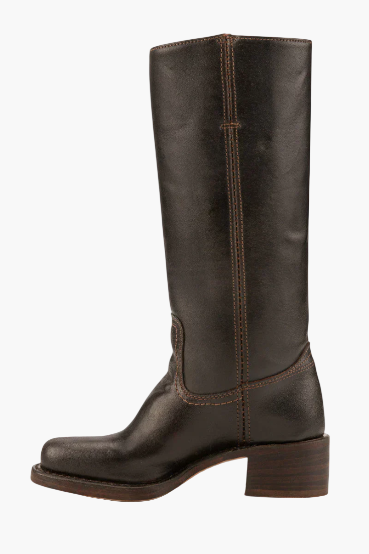 Women's Classic Knee-High Fashion Boots – Stylish Everyday Block Heel Footwear