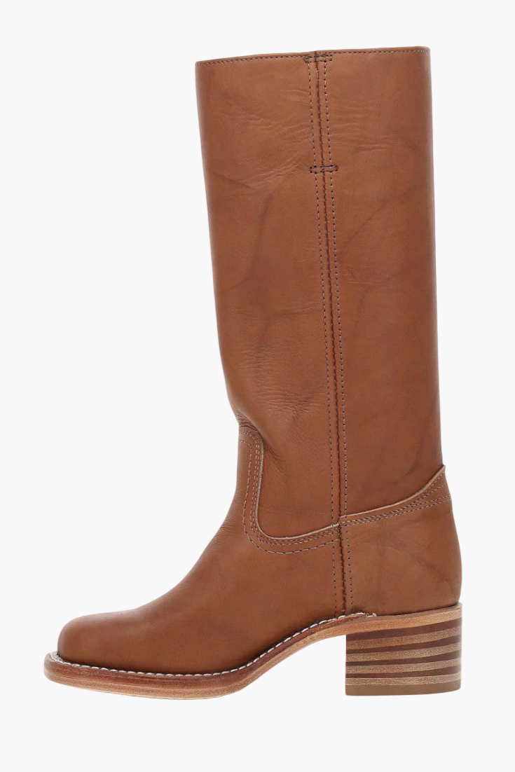 Women's Classic Knee-High Fashion Boots – Stylish Everyday Block Heel Footwear