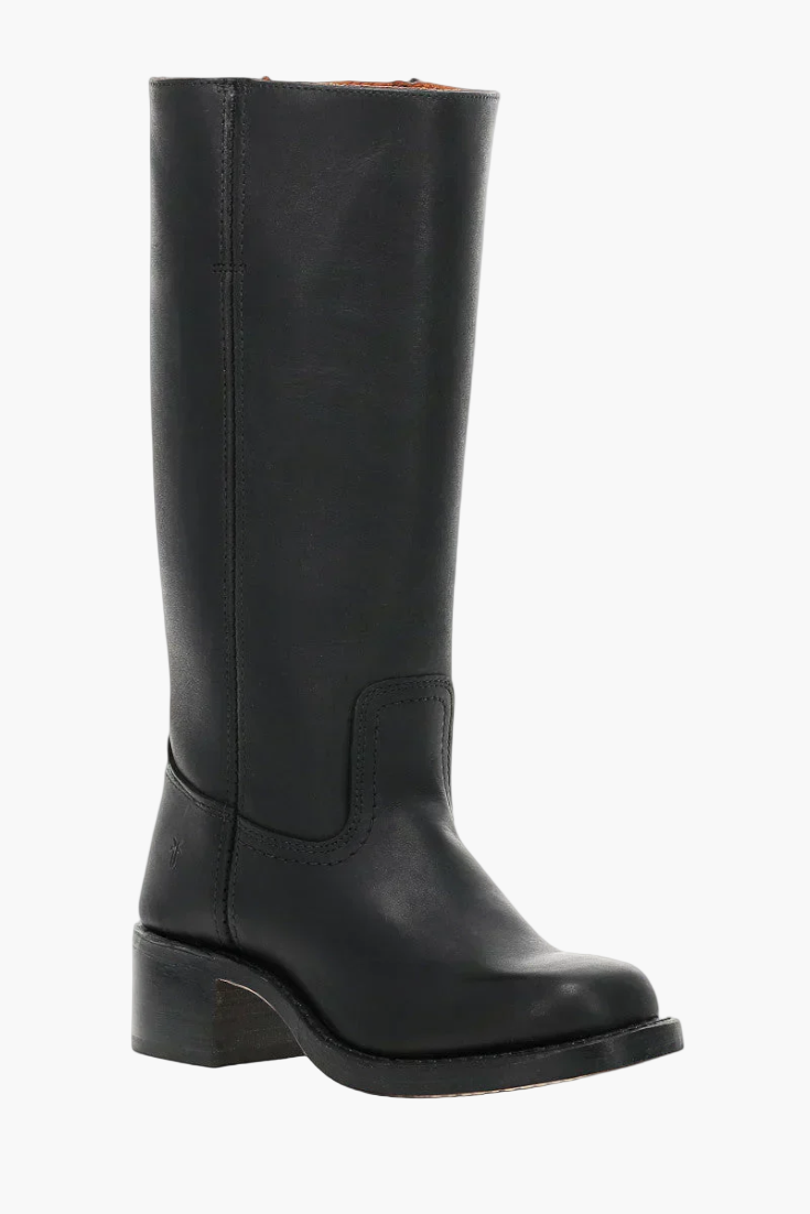 Women's Classic Knee-High Fashion Boots – Stylish Everyday Block Heel Footwear