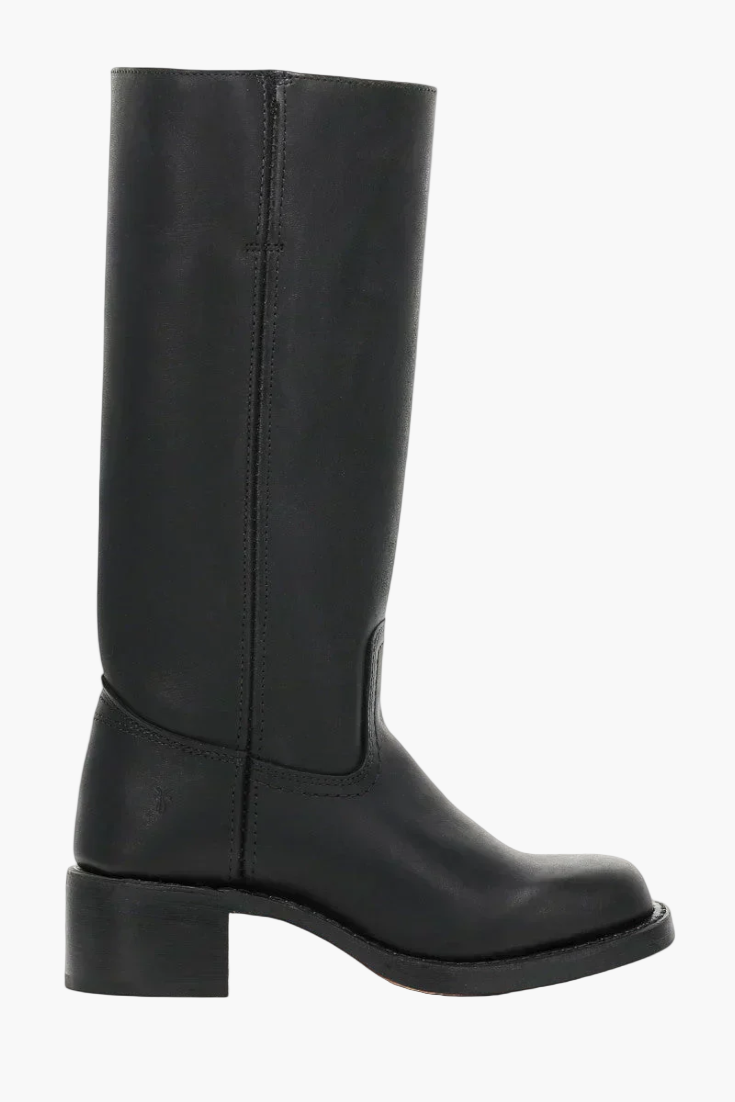 Women's Classic Knee-High Fashion Boots – Stylish Everyday Block Heel Footwear