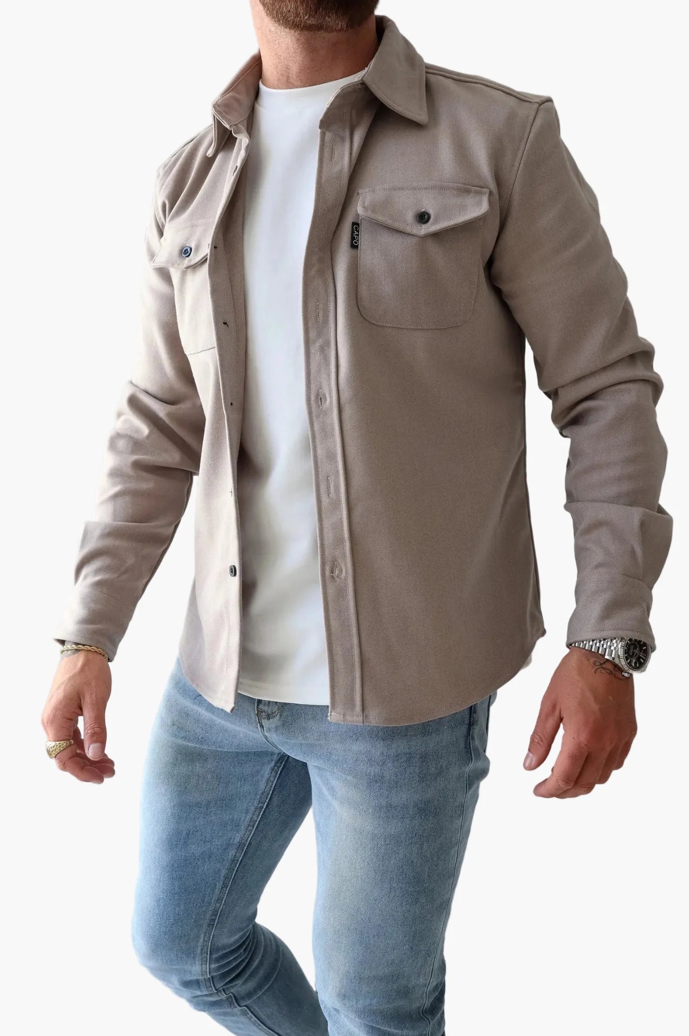 Men's Modern Shirt Jacket for Casual and Everyday Style