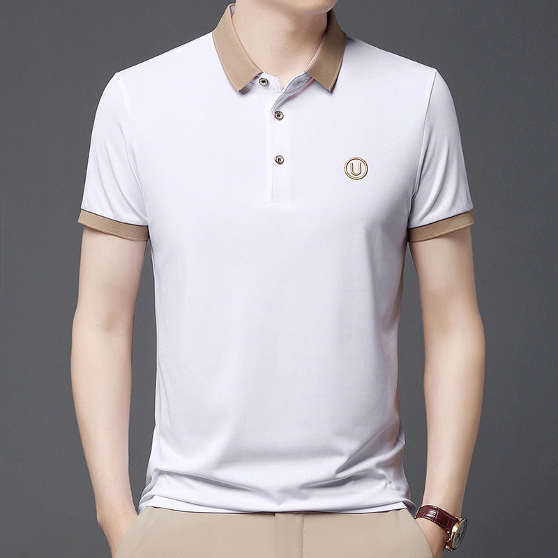 Shaun – Business Casual Short Sleeve Polo Shirt