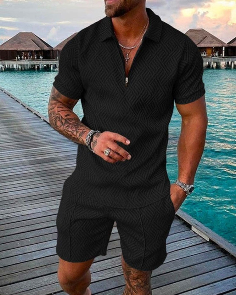 Laurence – Casual Men's Summer Short Sleeve Suit