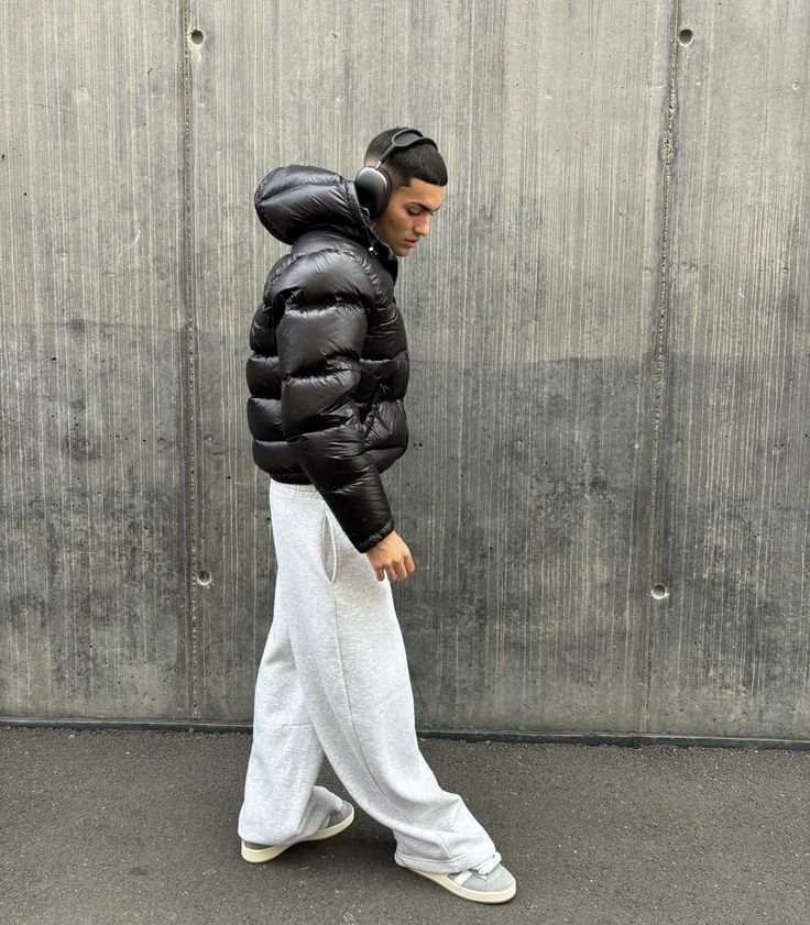 Men's Urban Winter Puffer Jacket – Street Style Down Insulation