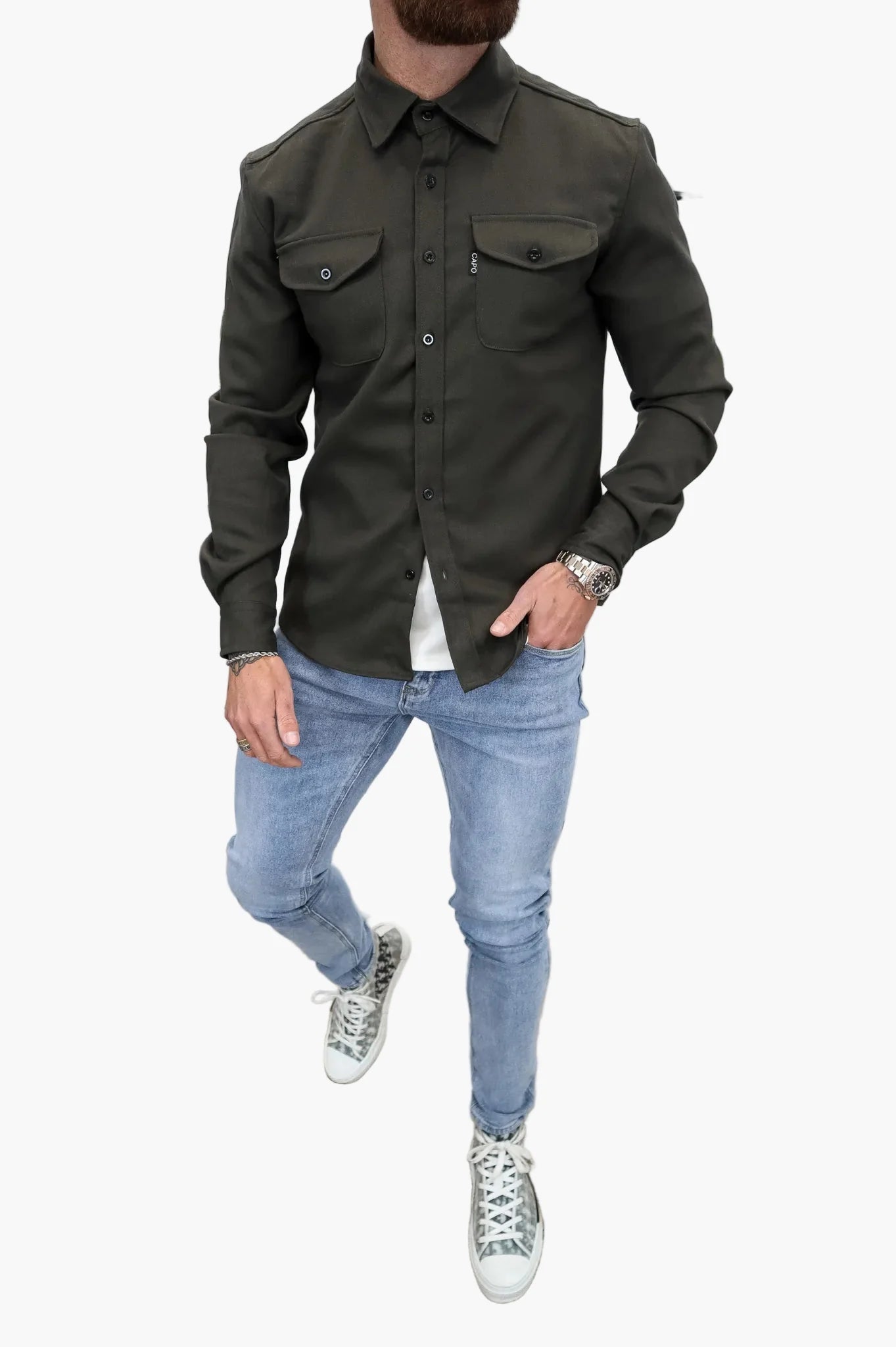 Men's Modern Shirt Jacket for Casual and Everyday Style